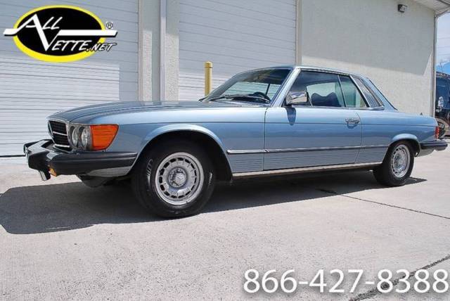 450slc sunroof becker radio books r134 cold a/c blue-grey leather v8 auto