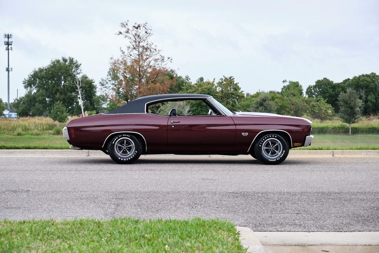 1970 chevrolet chevelle matching numbers matching numbers black cherry