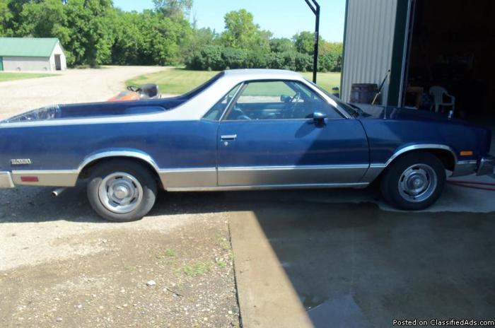 1984 el camino conquista for sale in grand forks, north dakota