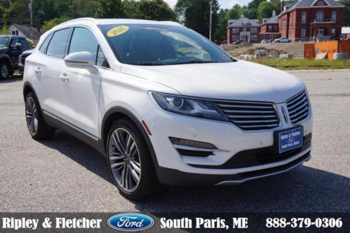 2016 lincoln mkc reserve awd reserve 4dr suv for sale in south paris, maine