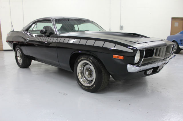 1972 plymouth cuda aar clone 340 6 pack 4spd 4 wheel disc headers rally's nice