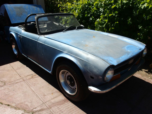 1971 triumph tr6 restoration project, california classic triumph, title/shipping