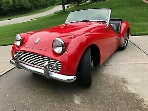 1960 triumph tr3 with 75,800 actual miles / clean title
