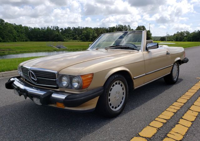 1987 mercedes 560sl r107 roadster 67k miles 2 tops we ship and export worldwide!