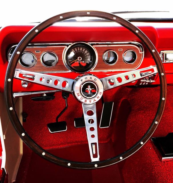 1966 california black plate mustang coupe