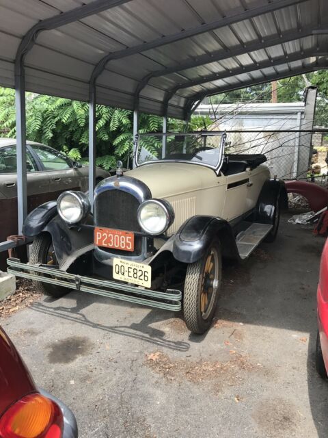 1927 chrysler royal convertible yellow rwd manual roadster