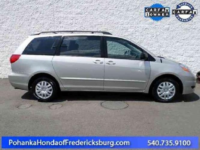 2007 toyota sienna ce in fredericksburg, va