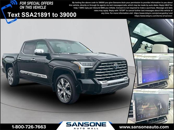 used 2022 toyota tundra 4wd capstone