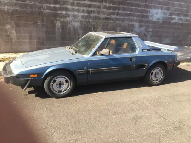 1985 fiat berone x1/9 90k miles manufactured in italy all original