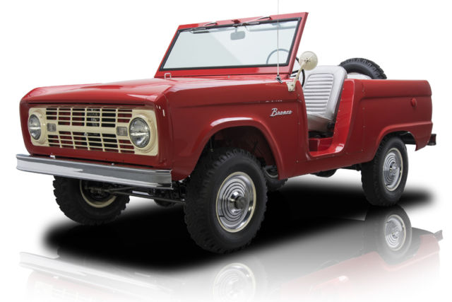 frame off restored bronco u13 roadster 170 i6 105 hp 3 speed manual