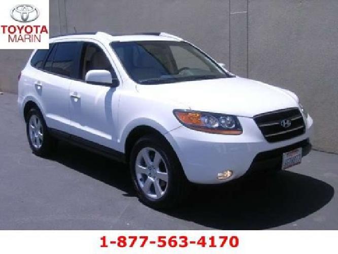 2008 hyundai santa fe limited 2wd w/ leather..one owner in san rafael, ca