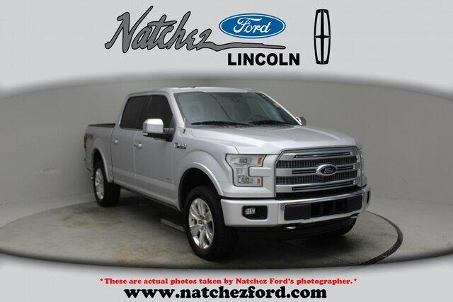 used 2015 ford f150 supercrew platinum natchez, ms 39120 for sale in church hill, mississippi