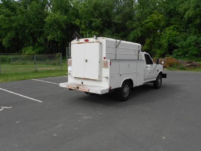 1994 ford f350 diesel utility, contractor body runs on veggie oil in johnson city, ny