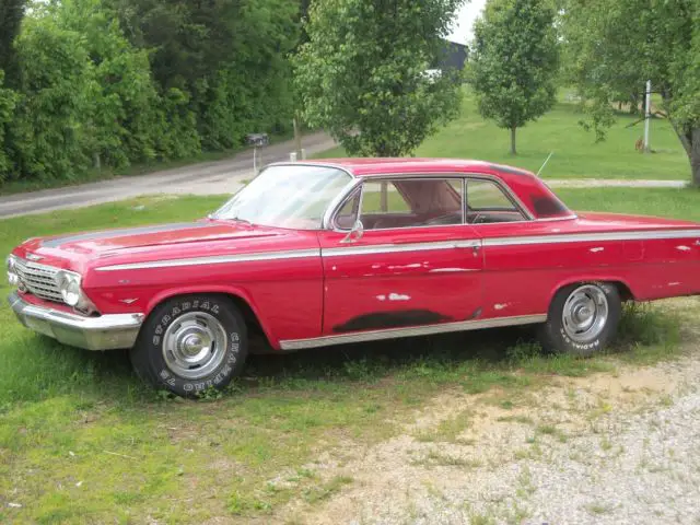 1962 impala 2 door hardtop ss clone patina rat rod no reserve good ky title