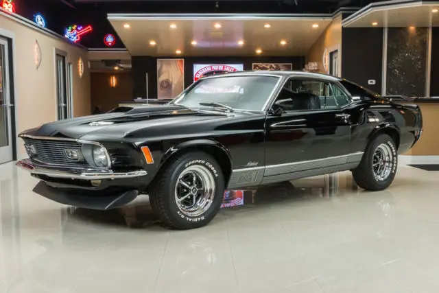 rotisserie restored! #s matching 428ci cj v8, c6 auto, pb, disc, build sheet!