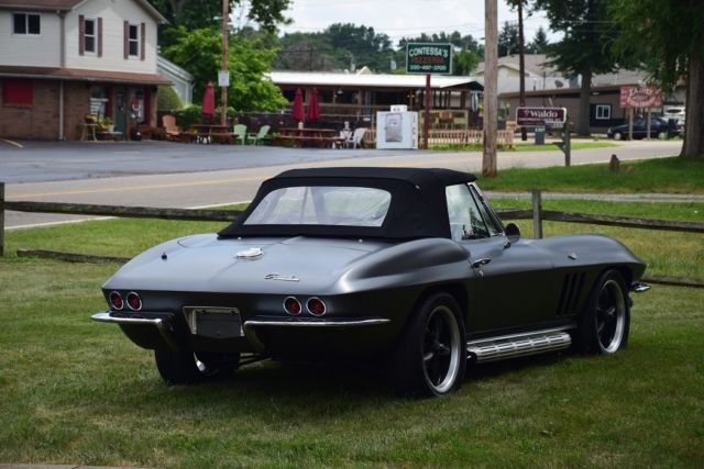 1965 restomod matte paint corvette ls1—t5 trans, heated seats, ac, mp3, pwr lock