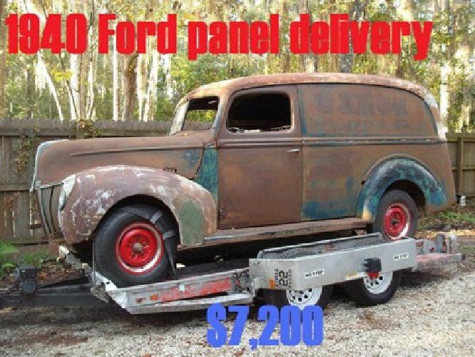 obo 1940 ford panel delivery truck in jacksonville, fl