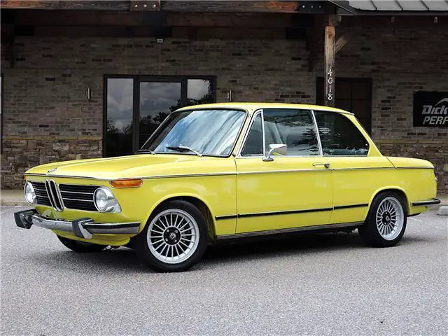 1972 bmw 2002 tii 52,239 miles golf yellow restored and upgraded
