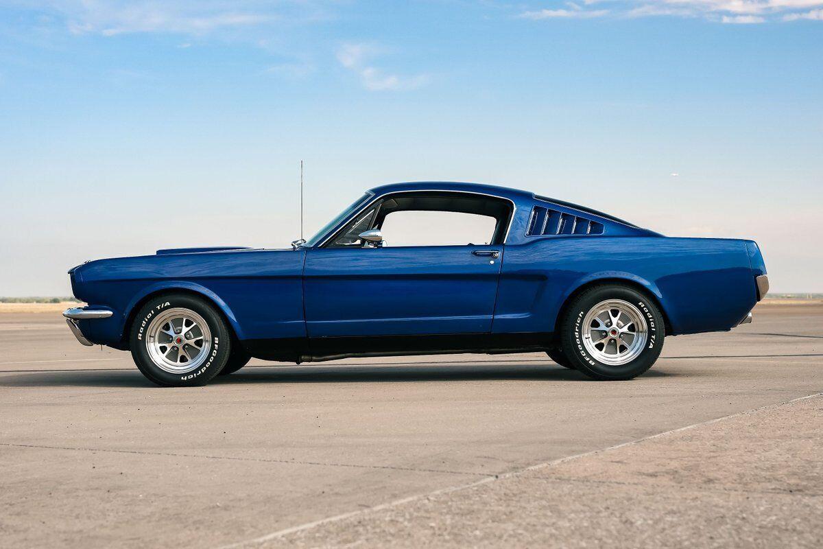 1965 ford mustang fastback 2+2 55867 miles blue coupe 289ci v8