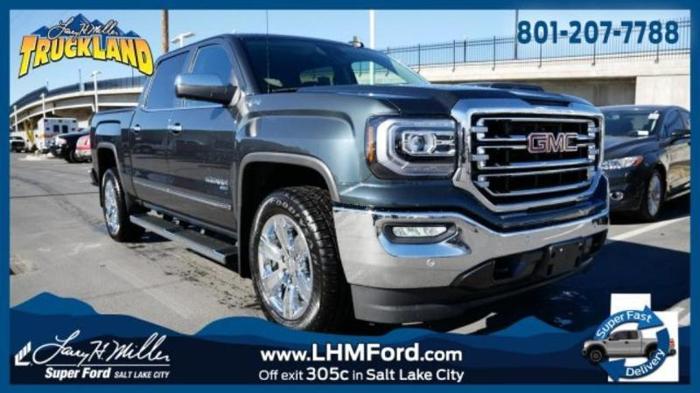 2018 gmc sierra 1500 slt 4x4 slt 4dr crew cab 5.8 ft. sb for sale in salt lake city, utah