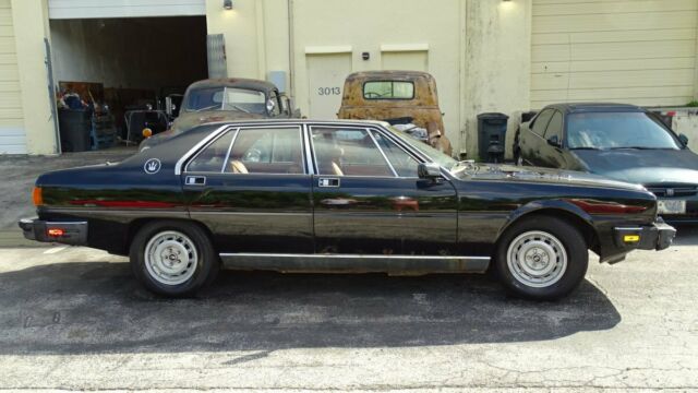 1984 maserati quattroport for parts no engine. lots of good usable parts