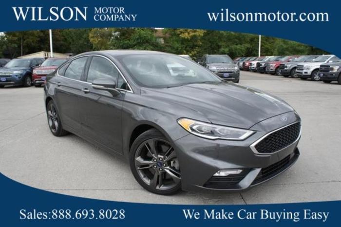 2017 ford fusion v6 sport awd v6 sport 4dr sedan for sale in logan, utah