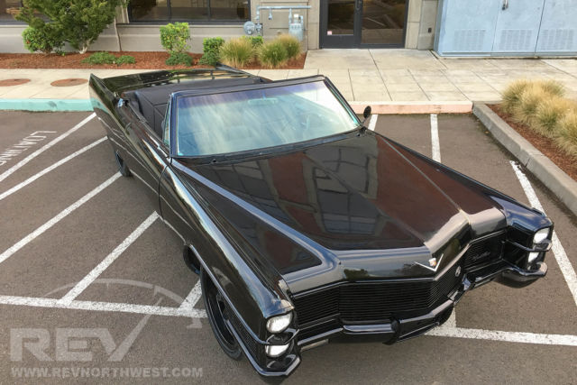 1965 cadillac coupe deville choptop convertible, custom lsx ride