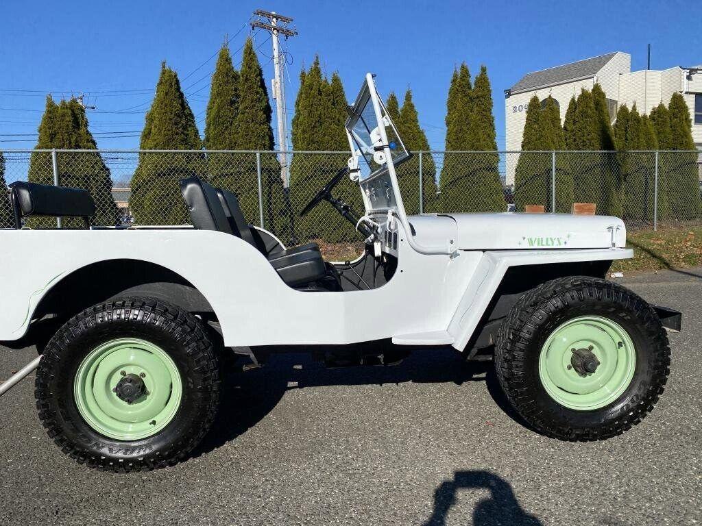1946 jeep wrangler cj 2a awd 1607 mi since restored