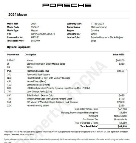 2024 porsche macan