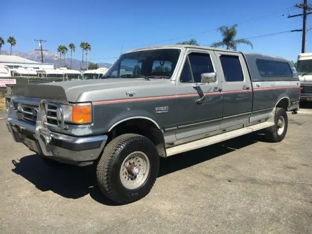 1988 ford f350 xlt 4x4 crew cab pickup great truck at $7999