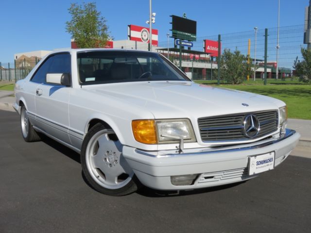 1991 mercedes 560sec coupe, amg wheels, 5.6l v8, ca car, cold a/c, updated sound