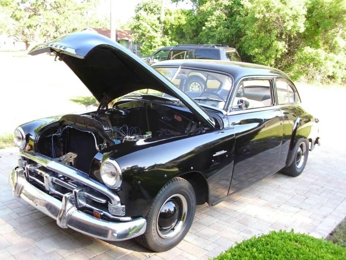 1951 plymouth concord sedan black rwd manual