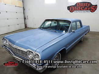 1964 blue runs drives body interior excellent biscayne!