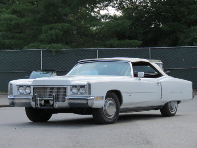 1972 white convertible cruising power everything ac drives great