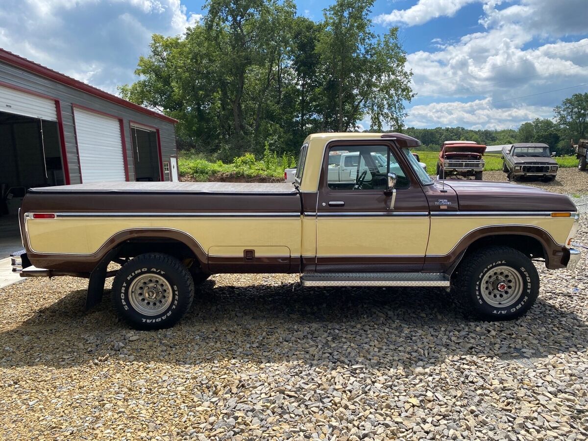 1978 ford f-150 brown 4wd automatic ranger lariat