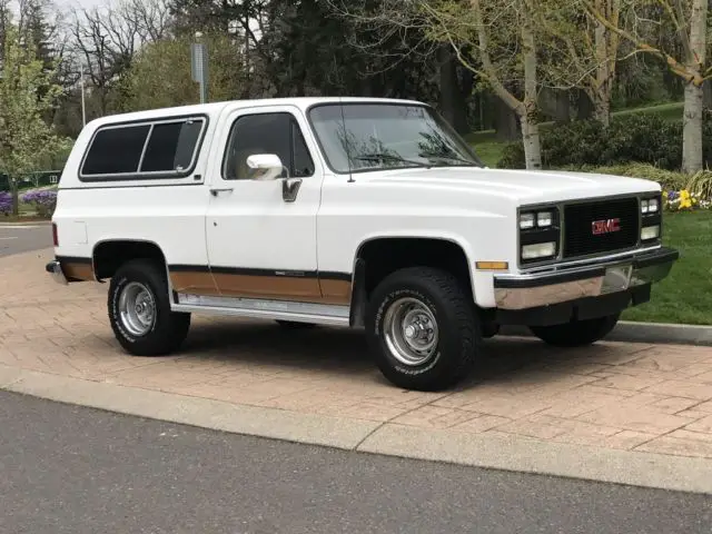 1989 gmc jimmy sle 4x4 2nd owner all original 125k mikles k-5 blazer 2door chevy