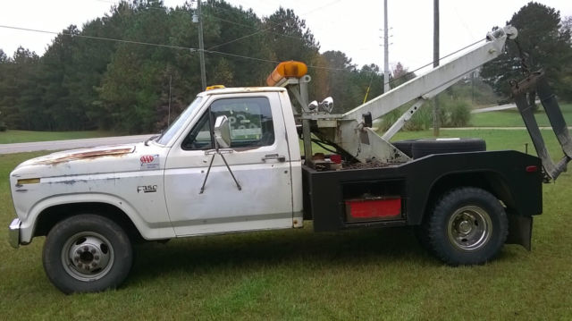 1986 ford f-350 wrecker, tow truck