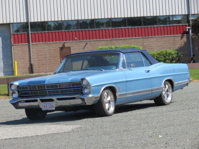 1967 blue 428 cobra jet convertible rust free fast great driver