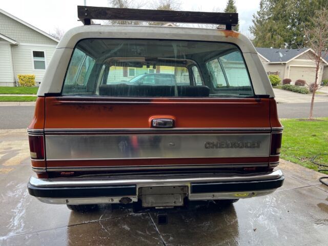 1976 chevrolet blazer k5 suv orange 4wd automatic k5
