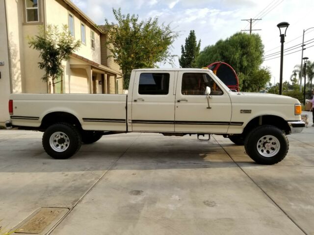 1990 ford f-350 4x4 xlt lariat crew cab 7.5l efi 460 v8