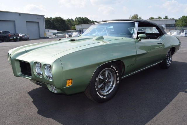 1970 green convertible 4 speed 400cid gto classic great driver
