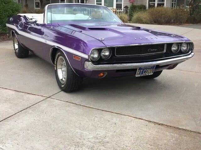 1970 dodge challenger r/t convertible numbers matching