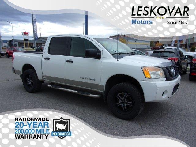 2012 nissan titan s 4x4 s 4dr crew cab swb pickup for sale in butte, montana
