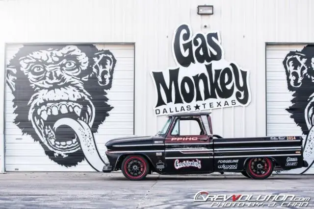 1966 c10 pikes peak pace truck built by gas monkey fuel injected 572 fast n loud