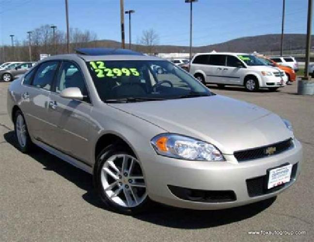 used 2012 chevrolet impala 4dr sdn ltz sedan, 15,500 miles in painted post, ny