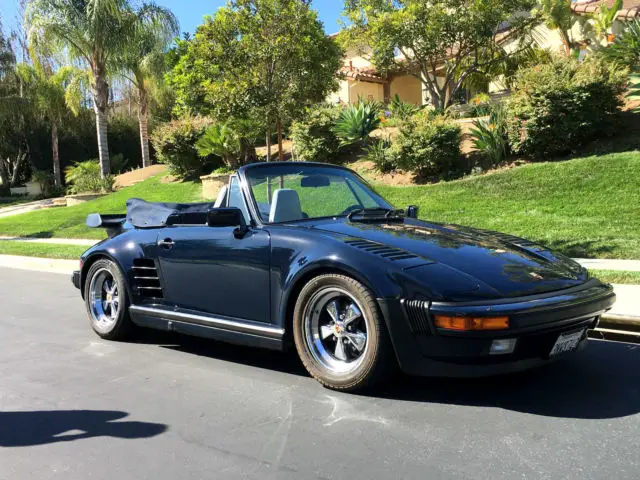 1988 porsche 911 930 turbo carrera slant nose cabriolet rare 90k original miles