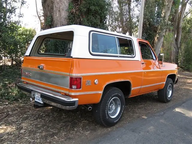 1977 gmc jimmy high sierra 4x4 convertible 1-family owned, like k5 blazer