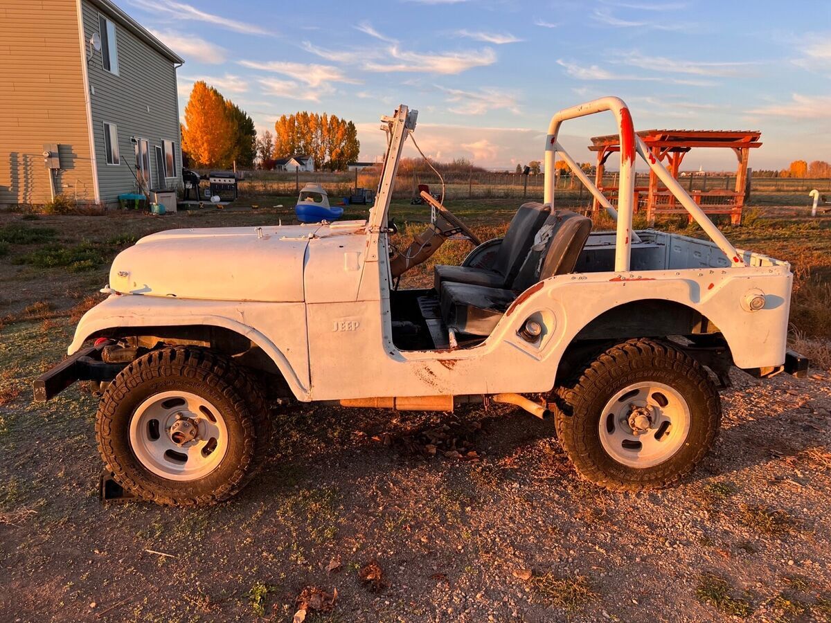 1956 willys cj-5 suv blue 4wd manual