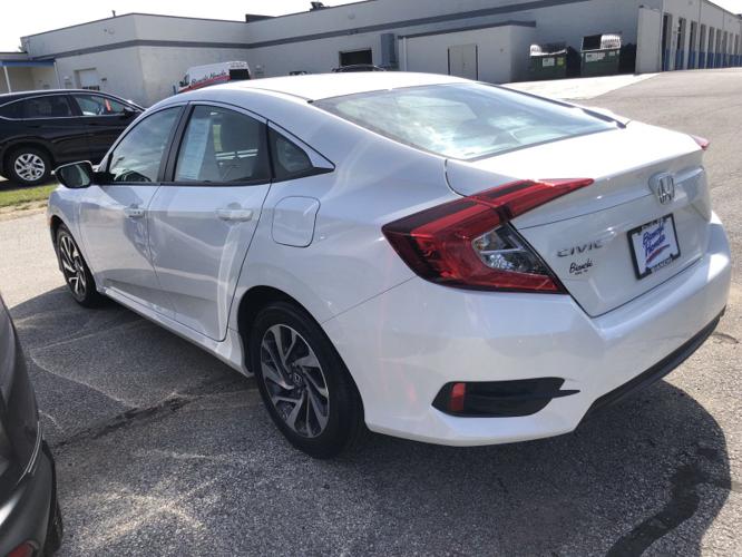 used 2016 honda civic ex sedan erie, pa 16509 for sale in erie, pennsylvania