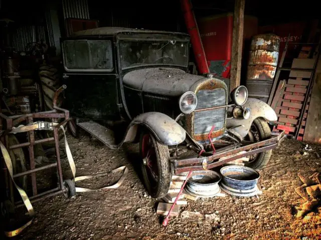 preserved 1929 ford model a tudor sedan* runs&drives* must see! 100% rust free!